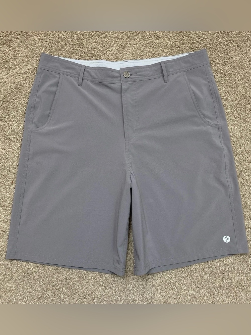 Free Fly Performance Shorts Mens 36 Grey Stretch Lightweight Outdoor Hiking